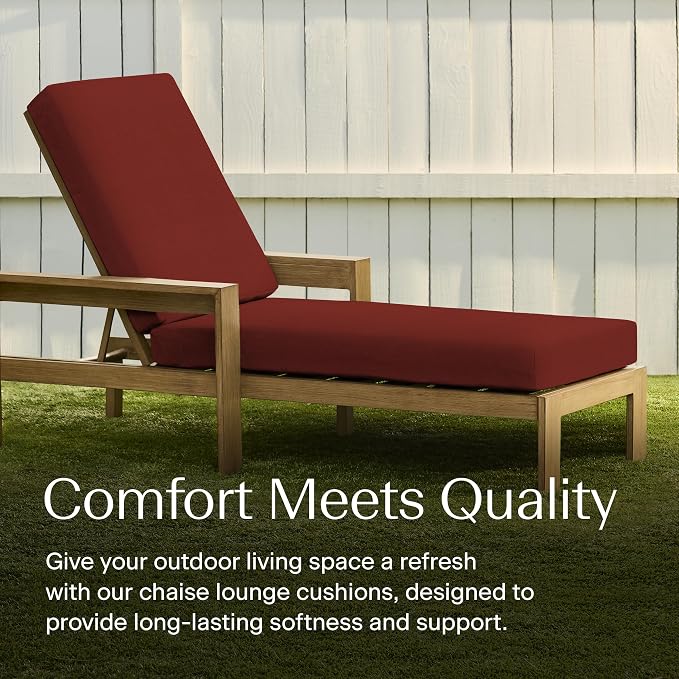 Honeycomb Outdoor Chaise Lounge Cushion - Image 3