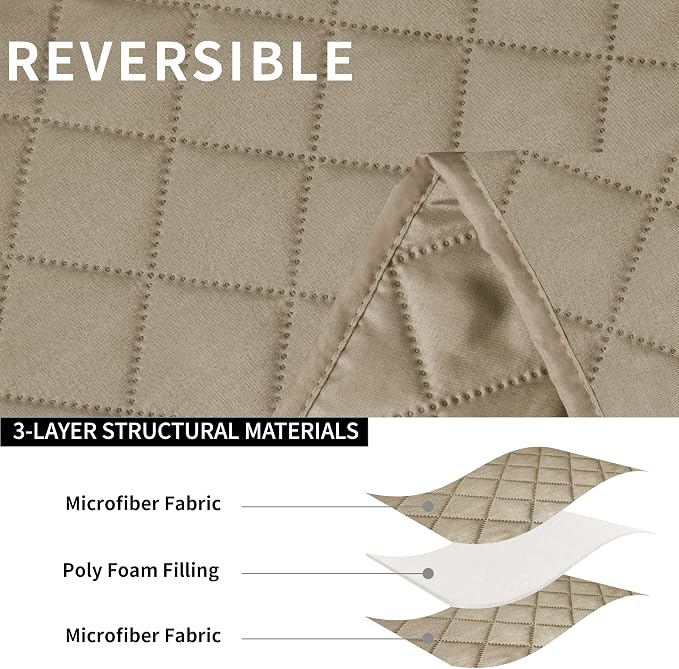 Easy-Going Oversized Recliner Sofa Cover, Reversible Couch Cover - Image 5