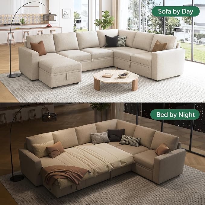 HONBAY Modular Sectional Sleeper Sofa - Image 3