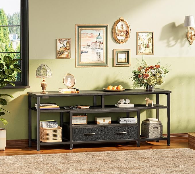 Huuger TV Stand for 55 60 Inch TV, Entertainment Center - Image 7