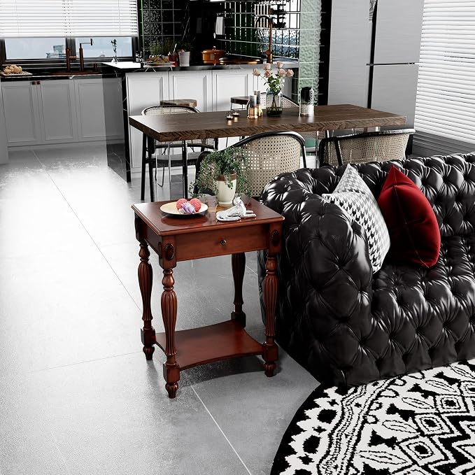 Solid Wood Retangle End Table - Image 7