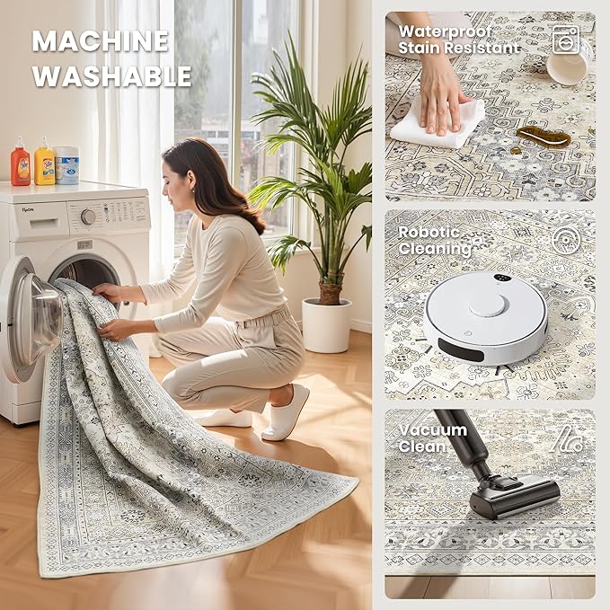 zesthome Washable Runner Rug 2.5x10 - Image 4
