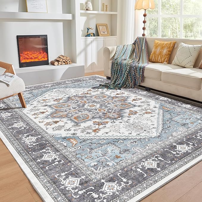 OPPODREAM Soft Area Rugs 9x12 Living Room, Washable Rugs 9x12 by OPPODREAM
