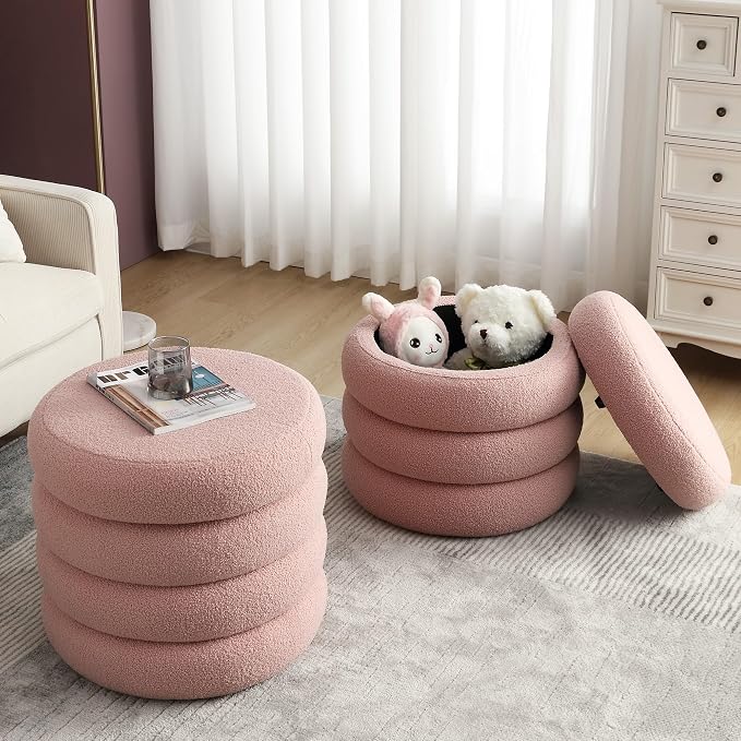 Flouki Round Ottoman, Ottomans - Image 7