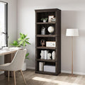 GarveeHome 5 Tier Farmhouse Bookcase, 67.4 in Tall Book Shelf by GarveeHome