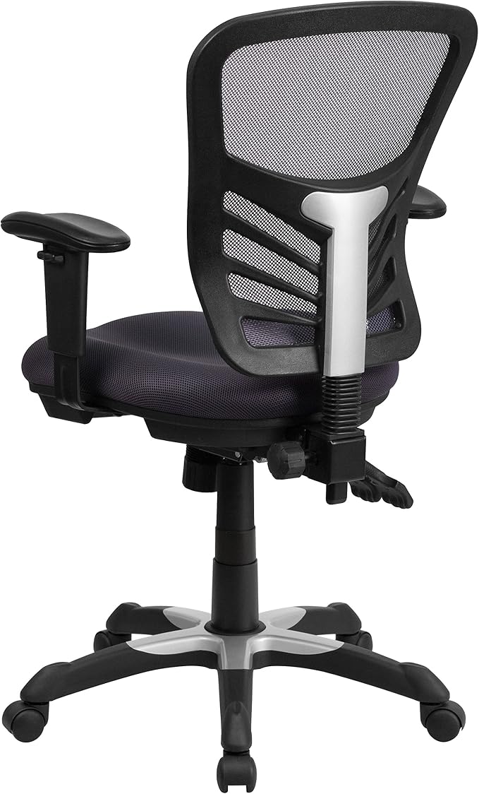 Flash Furniture Nicholas Mid-Back Swivel Office and Gaming Chair, Ergonomic - Image 5