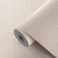 Beige Grasscloth Wallpaper Peel and Stick Textured Self Adhesive Linen Contact by Akywall