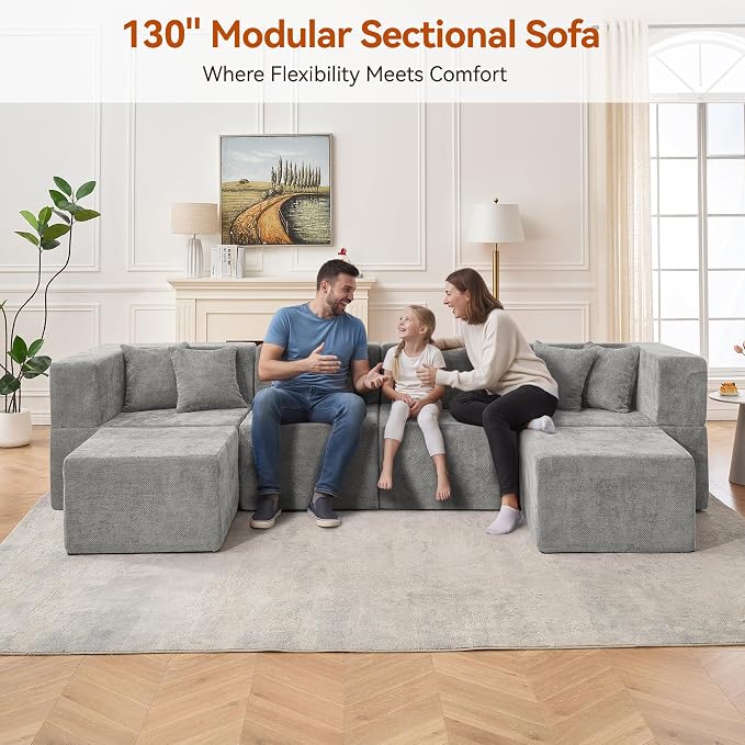 MONVANE Modular Sectional Cloud Couch - Image 7