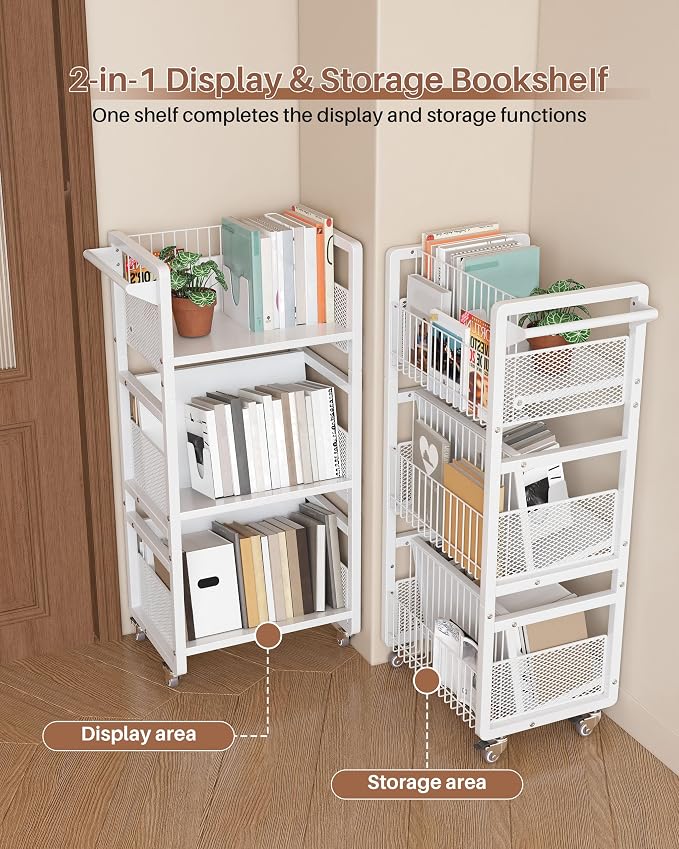 UMDONX Heavy-Duty Double-Sided Book Cart - Image 6