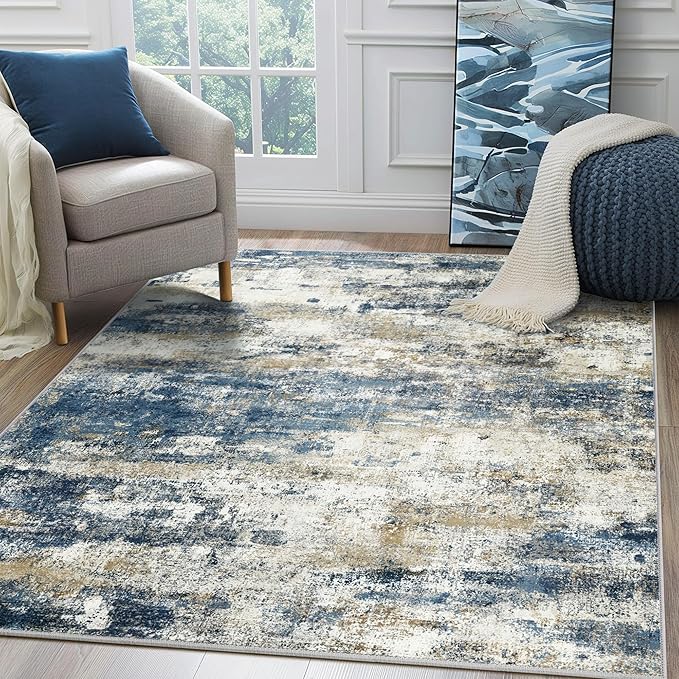 BEIMO Area Rugs 10x14 for Living Room Bedroom, Modern Abstract Machine Washable by BEIMO