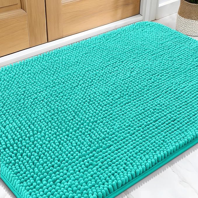 OLANLY Dog Door Mat for Muddy Paws 32x20, Absorbs Moisture and Dirt, Absorbent by OLANLY