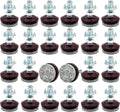 HUAYY 24 Pack Adjustable Furniture Leveling Feet, 1/4-20 Threaded Stem by HUAYY