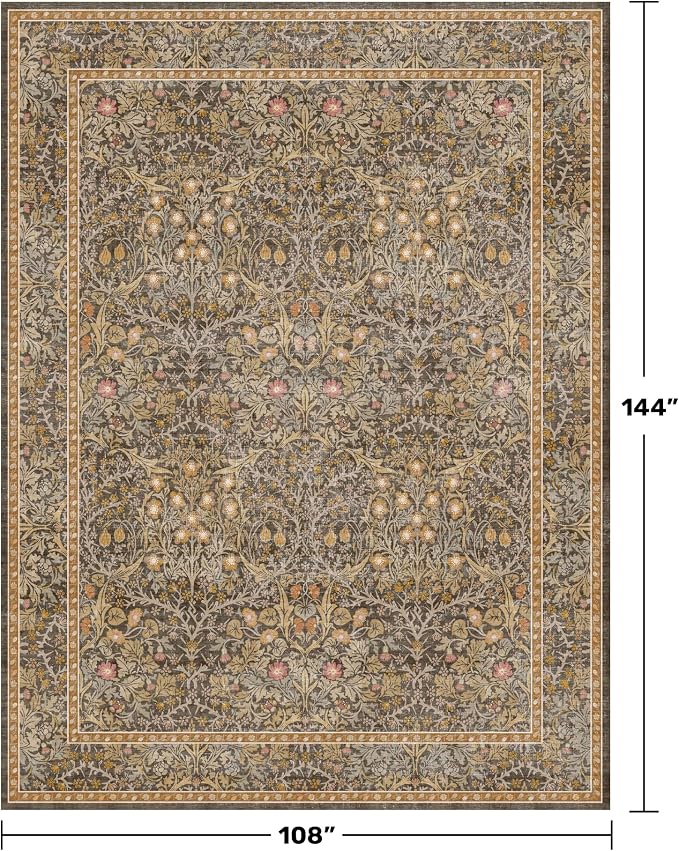 Washable 9x12 Living Room Rug - Image 2
