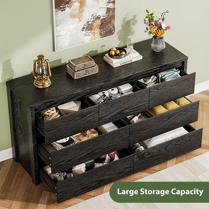 GarveeHome 7 Drawer Dresser for Bedroom, Wide Modern Chest of Drawers, Large - Image 4