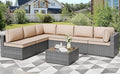 Shintenchi 7 Pieces Outdoor Patio Furniture Sets, Patio Sectional Sofa Couch by Shintenchi%7CFurnitureMadeforRealLife