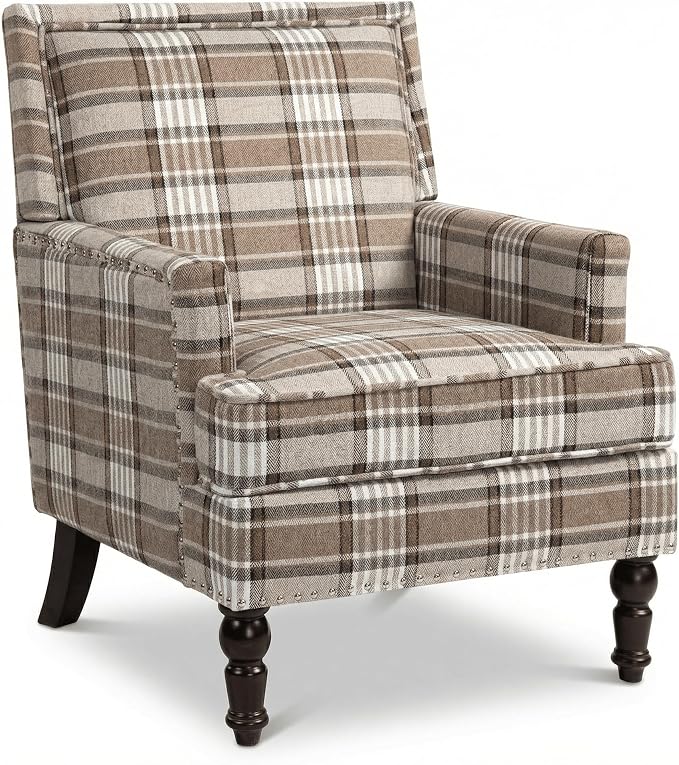 Mid Century Modern Accent Chair, Upholstered Comfortable Living Room by MNGLIRC
