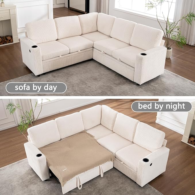 Modular Sectional Sleeper Sofa - Image 8