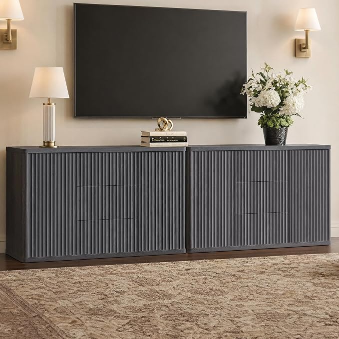 SICOTAS Buffet Cabinet with Storage 54.7" Large Modern Accent Storage Cabinet - Image 8