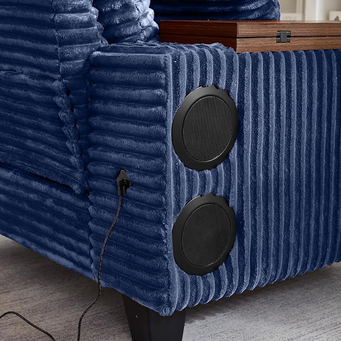 KEIKI Corduroy Storage Armrest Sofa, Single Versatile Seat - Image 7