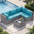 5 Piece Outdoor Patio Furniture Set, All Weather Conversation Set by Shintenchi%7CFurnitureMadeforRealLife