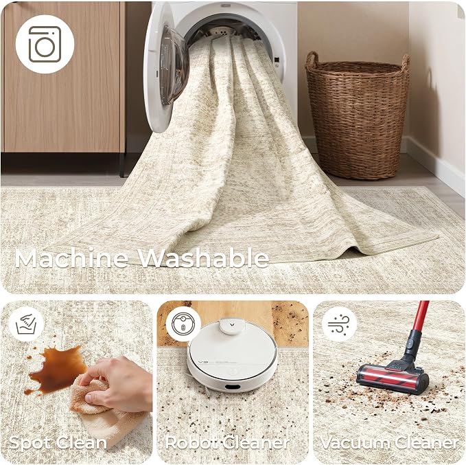 Washable Runner Rug 2.5x12, Non-Slip Long Bathroom Rugs Runner - Image 8