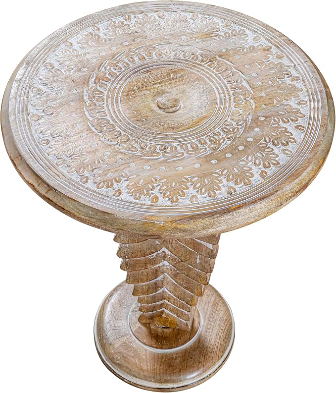 End Tables for Living Room- Small Drink Table for Small Spaces, Modern Accent - Image 7