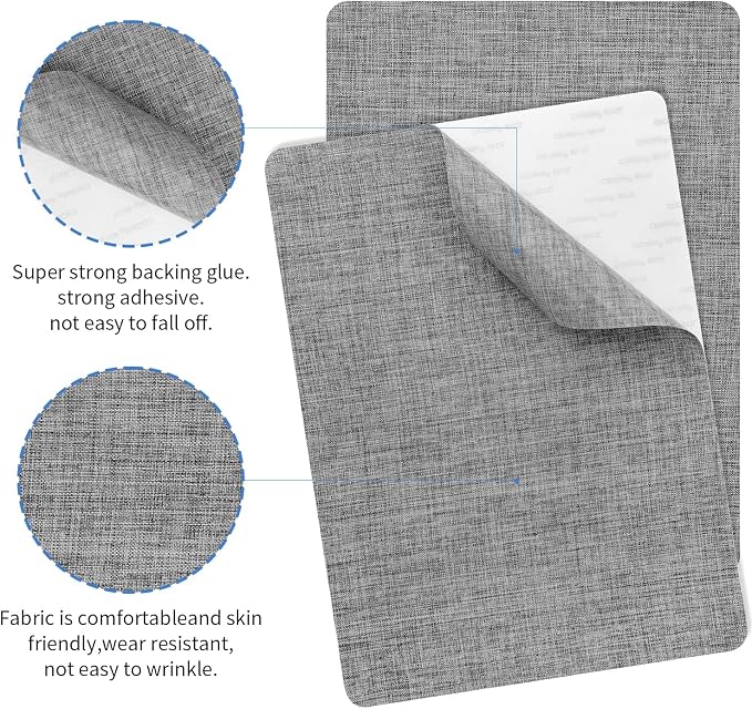 SYLVASS 8x11 Inch Fabric Repair Patches, Self-Adhesive Linen Patch - Image 3