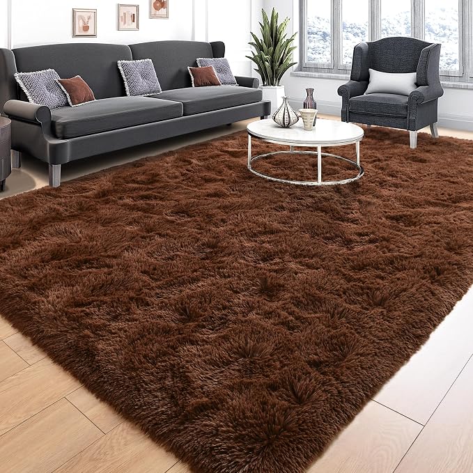 Tepook Area Rugs 9x12 for Living Room, Super Soft Fluffy Rugs for Bedroom - Image 2