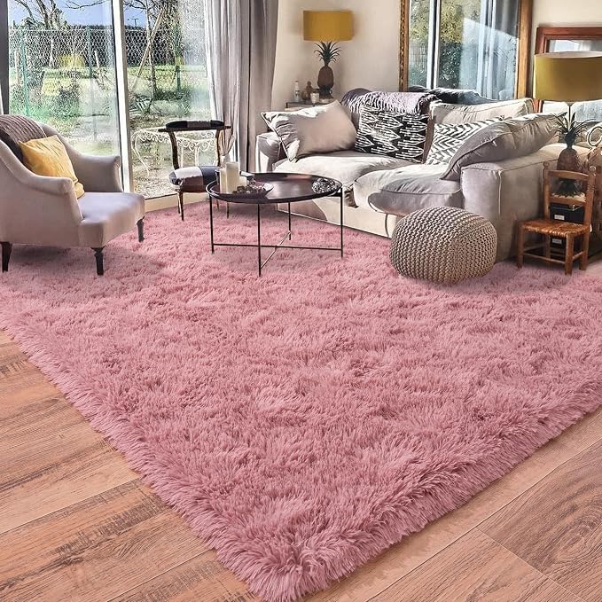 Rugs for Living Room 6x9, Soft Shaggy Modern Shag Area Rug for Bedroom - Image 8