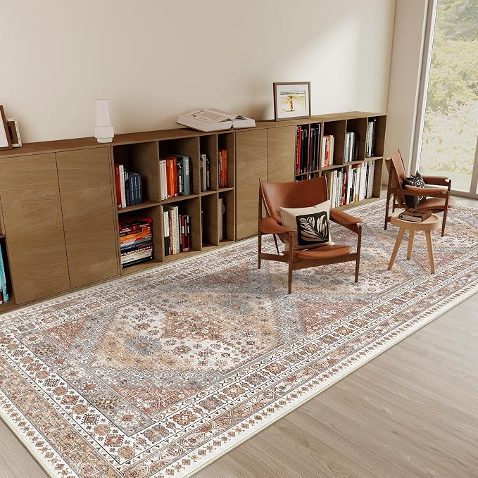 3x12 Runner Rug for Hallway, Non-Slip Long Bathroom Rugs Runner for Kitchen - Image 5