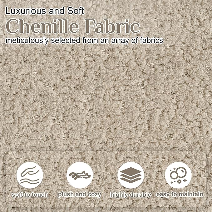 DAMAIFROM 68.5" Loveseat Sofa for Living Room, Modern Luxury Plush Chenille - Image 4