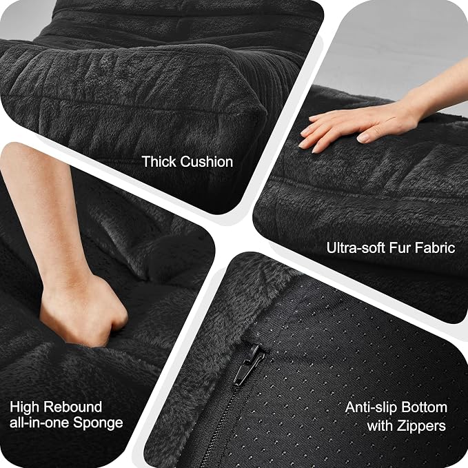 Bean Bag Chairs for Adults Giant Bean Bag Chair Memory Foam BeanBag Chair Bean - Image 7