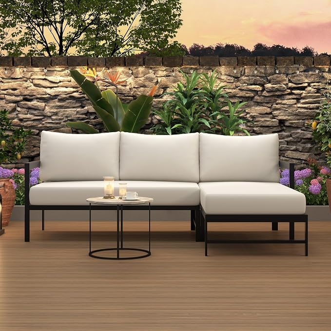 VilroCaz Outdoor L-Shaped Sectional Sofa - Image 2