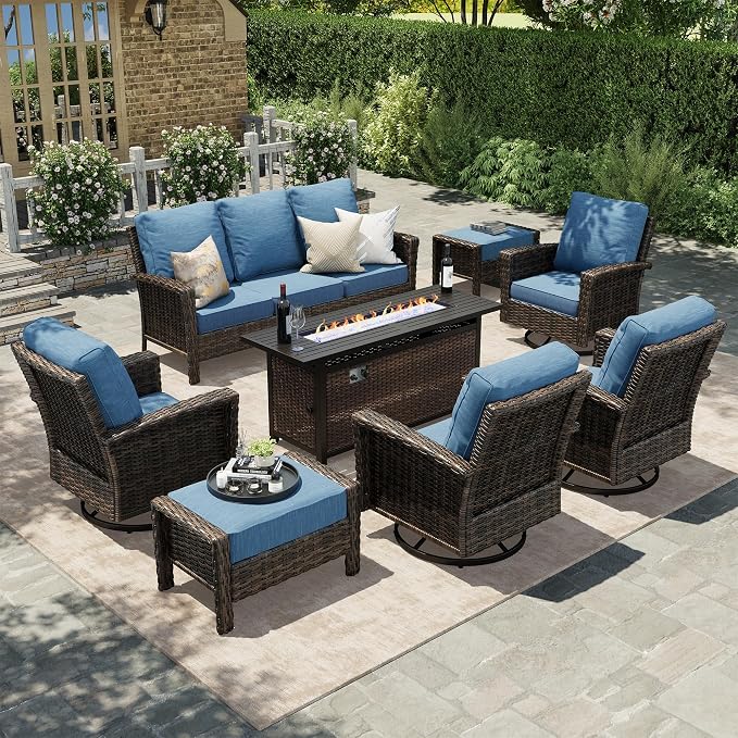 HERA'S HOUSE 8-Piece Outdoor Furniture Set by HERASHOUSE