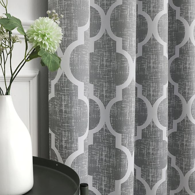 Beauoop 100% Blackout Curtains 45 Inches Long 2 Panels - Image 6