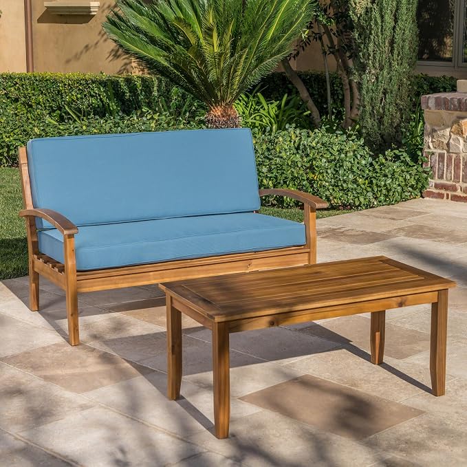 Eco-Friendly Love Seat and Coffee Table Combo, Sustainable Materials and Chic - Image 4