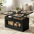 UNIQUITE 40" Lift Top Coffee Table, 4 in 1 Multi-Function Lift Coffee Tables by UNIQUITE