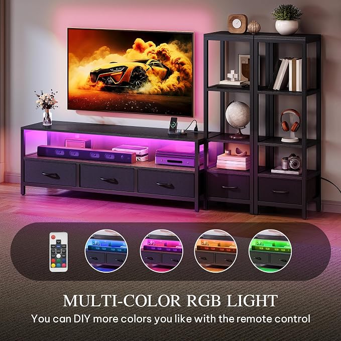 YITAHOME Modern TV Stands for 65 inch TVs, Entertainment Center - Image 5