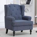 Accent Chair for Living Room, Mid Century Modern Upholstered Armchair, Wingback by choairy
