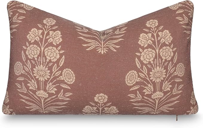 Crumbs Home Modern Farmhouse California Casual Indoor Outdoor Lumbar Pillow by CRUMBSHOME