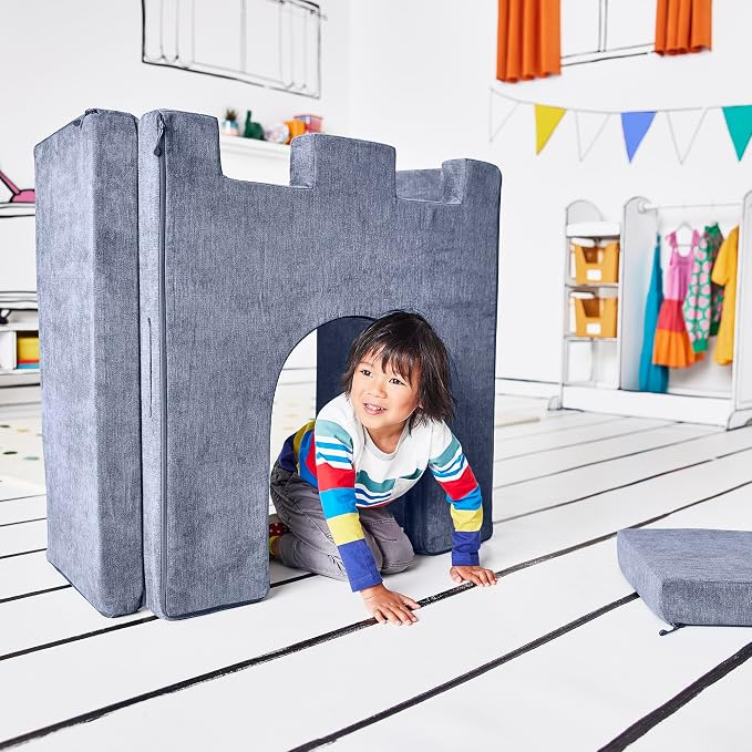Yourigami Kids and Toddler Play Castle, Playroom Couch Add-On Set, Durable by Yourigami