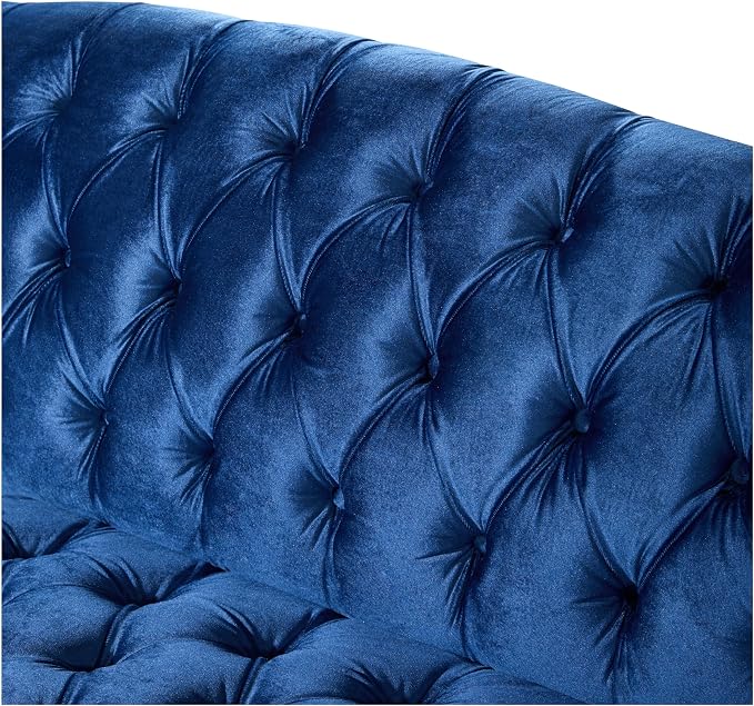 Christopher Knight Home Minxi Velvet Upholstered 3 Seater Sofa Couch, Wooden - Image 10