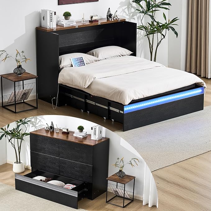 VINGLI Queen Size Murphy Bed by VINGLI