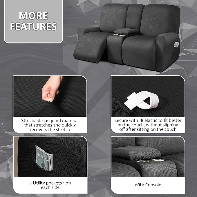 ULTICOR Reclining Love Seat - Image 3