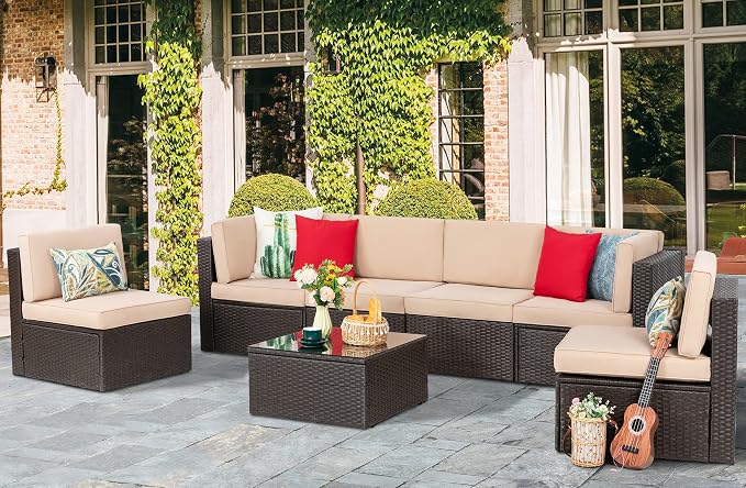 Vongrasig 8 Pieces Patio Furniture Set - Image 2