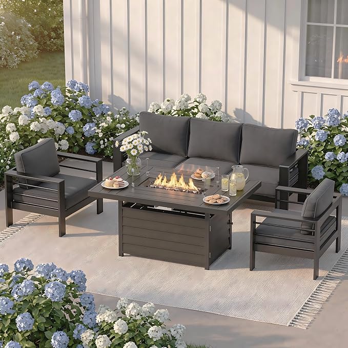 Solaste Aluminum Patio Furniture Set by Solaste