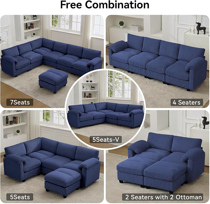 61'' Modular Loveseat Sofa - Image 7
