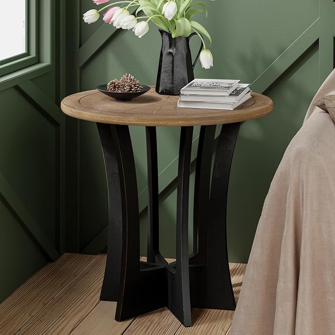 COZAYH Farmhouse Round End Table X 2P - Image 2