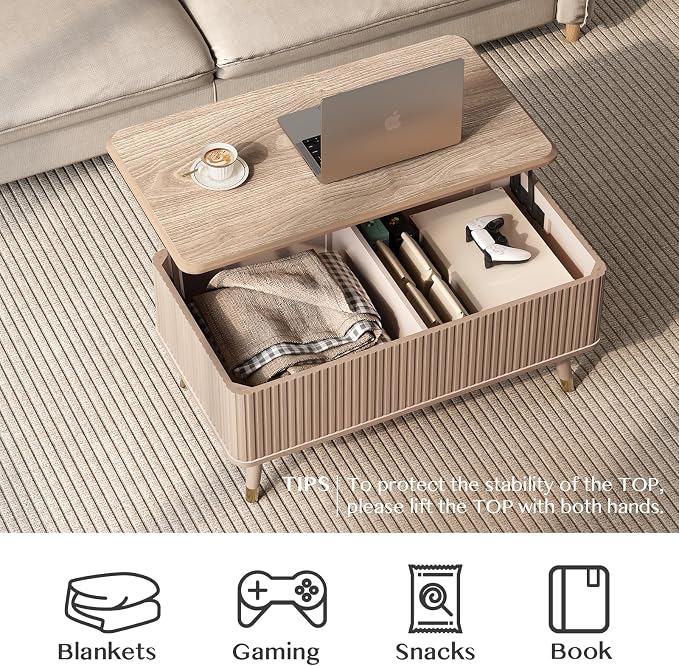 JOINICE Lift Top Coffee Table - Image 3