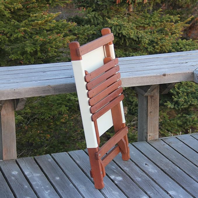 BYER OF MAINE Pangean Lounger Chair – Portable, Lightweight, Foldable Wood and - Image 7